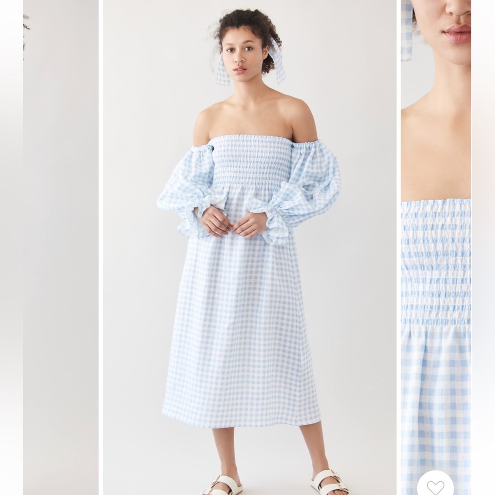 Sleeper
Atlanta Linen Dress
Blue & White, S